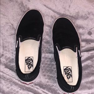 Black slip on vans